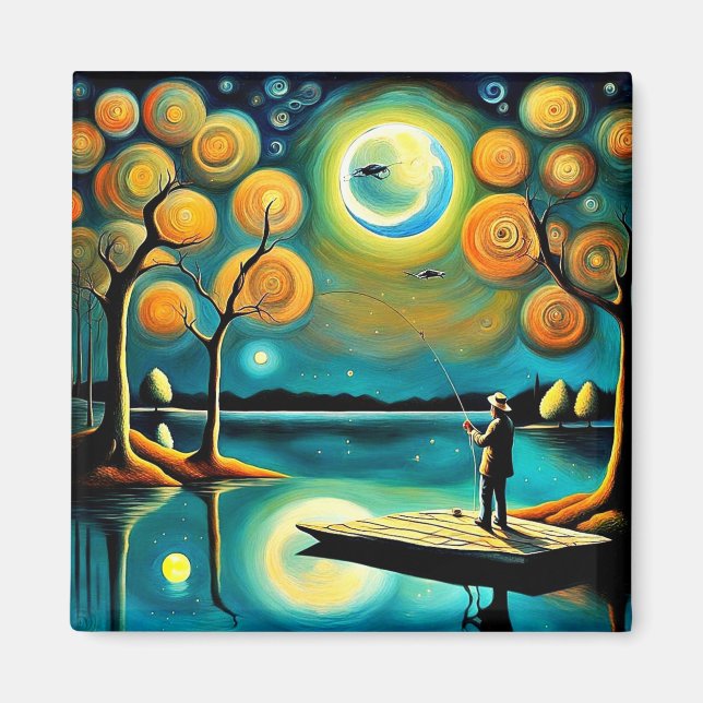 The Night Angler 2 Magnet (Front)