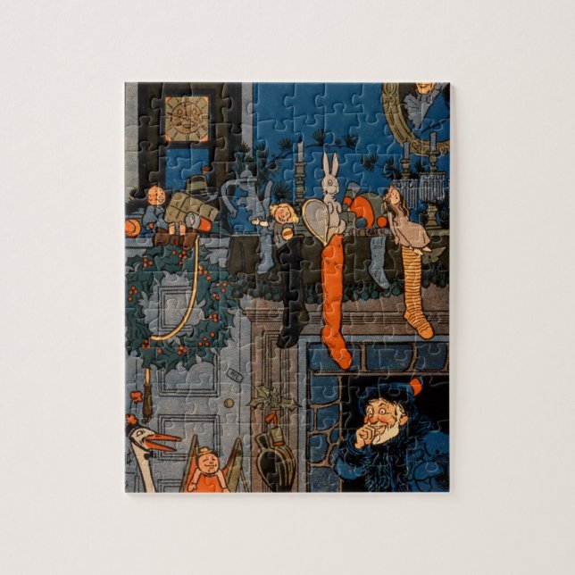 The Night Before Christmas, by Denlow, 1903 (colou Jigsaw Puzzle (Vertical)