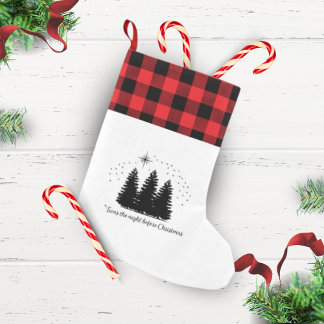 'The Night Before Christmas Minimalist Stocking