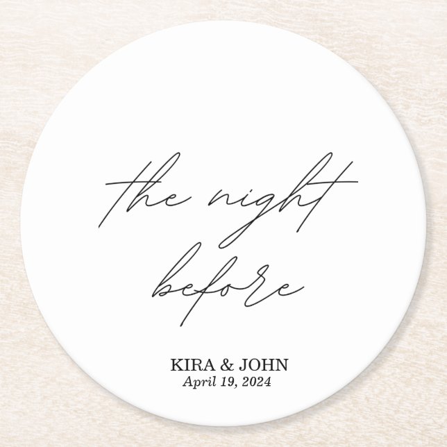 The Night Before Coaster (Front)