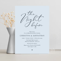 “The Night Before” Misty Blue Rehearsal Dinner