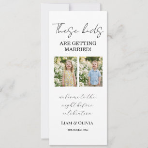 The Night Before Rehearsal Dinner Invitation