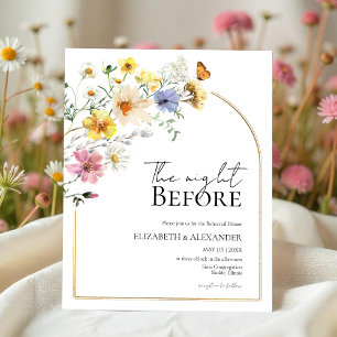 The Night Before   Rehearsal Dinner Invitation