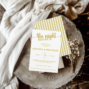 The Night Before Rehearsal Dinner Invitation