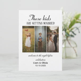 The Night Before Rehearsal Dinner Invitation