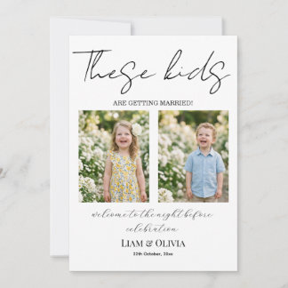 The Night Before Rehearsal Dinner Invitation