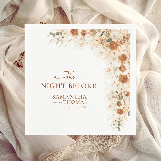 The Night Before Rehearsal Dinner Napkin (Creator Uploaded)