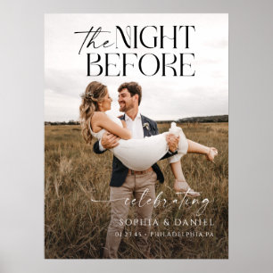 The Night Before Rehearsal Dinner Poster to Frame