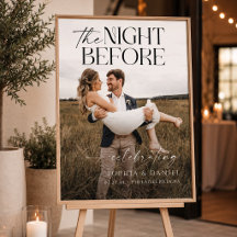 The Night Before Rehearsal Dinner Poster to Frame