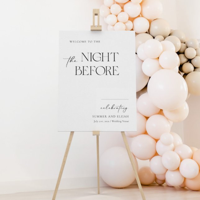 The Night Before Rehearsal Welcome Signage Poster (Creator Uploaded)