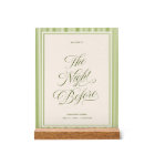 The Night Before Sign Template, Rehearsal Dinner
