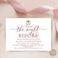 The Night Before, Twas Wedding Rehearsal Dinner