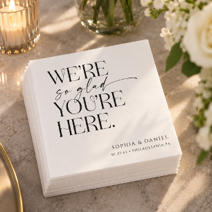 The Night Before Wedding Rehearsal Dinner Decor Napkin