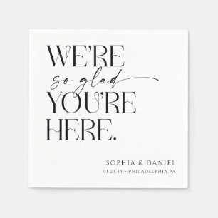 The Night Before Wedding Rehearsal Dinner Decor Napkin