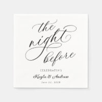 The Night Before Wedding Rehearsal