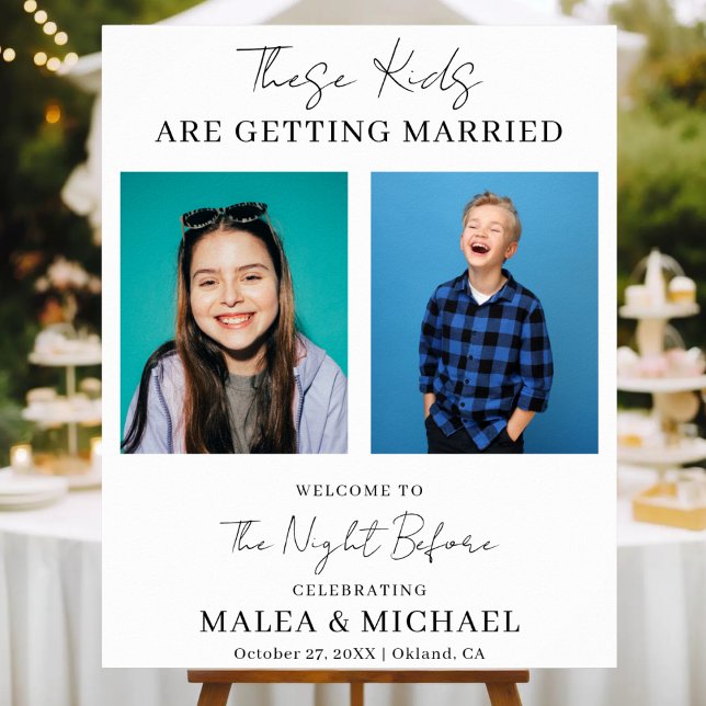 The Night Before Welcome Wedding Rehearsal Dinner Poster (Creator Uploaded)