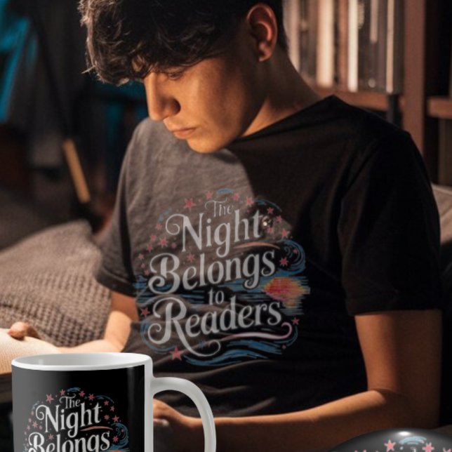 The Night belongs to readers, dark academia book  T-Shirt (Creator Uploaded)