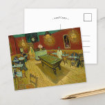 The Night Cafe | Vincent van Gogh Postcard<br><div class="desc">The Night Cafe (1888) by Dutch post-impressionist artist Vincent Van Gogh. Original fine art painting is an oil on canvas depicting an interior scene of a French cafe in Arles.

Use the design tools to add custom text or personalise the image.</div>