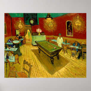 The Night Cafe Vincent Van Gogh Poster