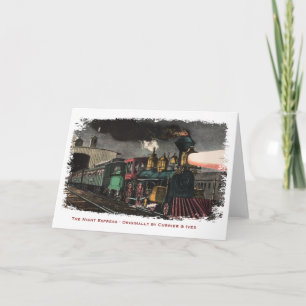 The Night Express Greeting Card