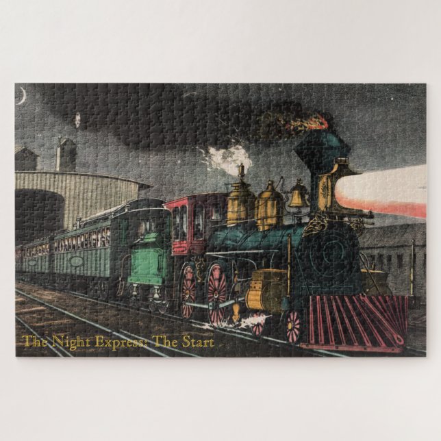 The Night Express Large Puzzle (Horizontal)