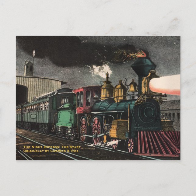The Night Express Postcard (Front)