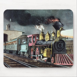 The Night Express: The Start Mouse Pad