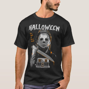 The Night He Came Home Lazy Halloween Costume Horr T-Shirt