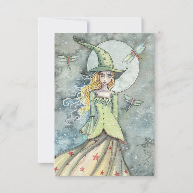 The Night is Young Wich Halloween Postcard (Front)