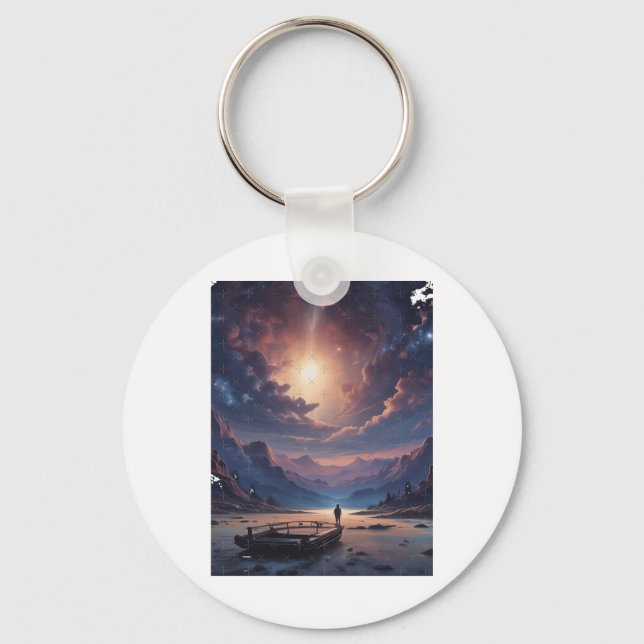 The Night Of Ideas - Mental Strength Hard Work No  Key Ring (Front)