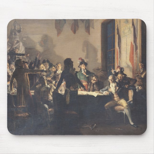 The Night of the 8th and 9th Thermidor Mouse Pad (Front)