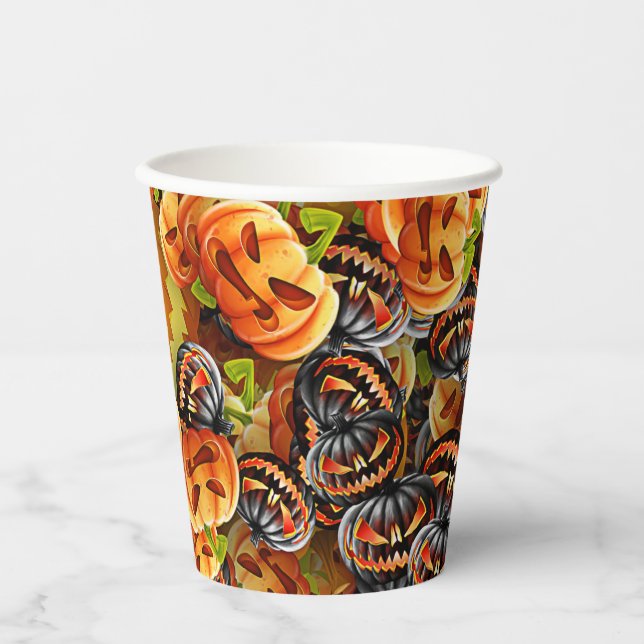 The Night of the Scary Pumpkins Paper Cups (Front)