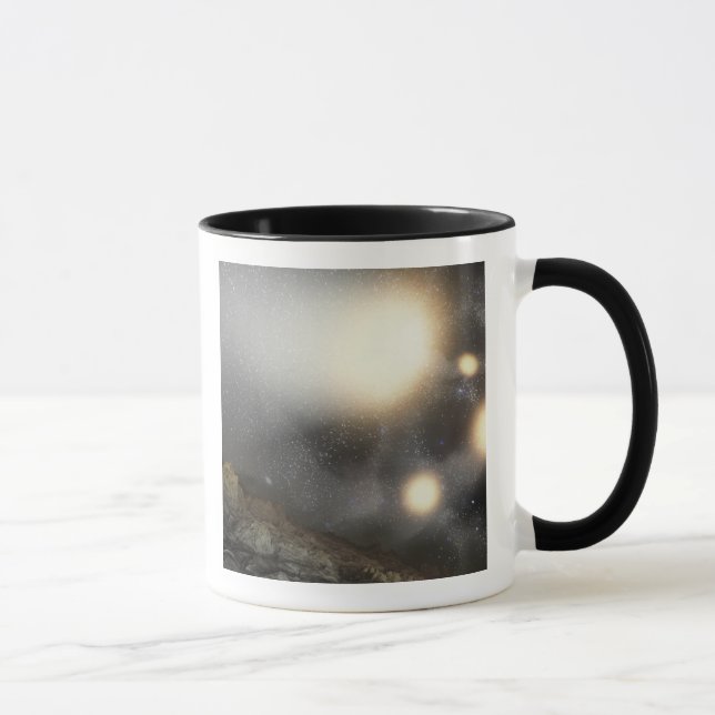 The night sky as seen from a hypothetical plane mug (Right)