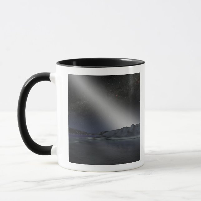 The night sky from a hypothetical alien planet mug (Left)