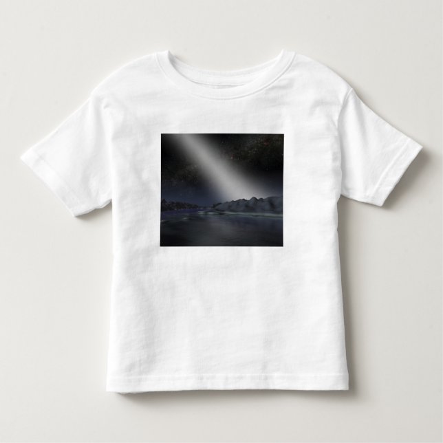The night sky from a hypothetical alien planet toddler T-Shirt (Front)