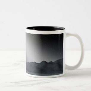 The night sky from a hypothetical alien planet Two-Tone coffee mug