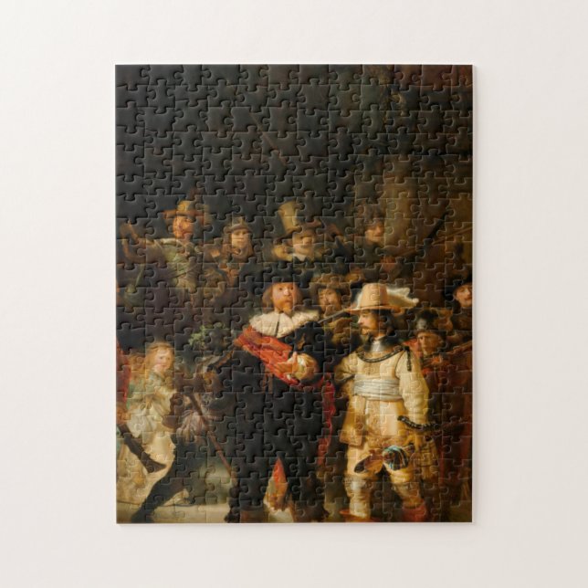 The Night Watch By Rembrandt Jigsaw Puzzle (Vertical)