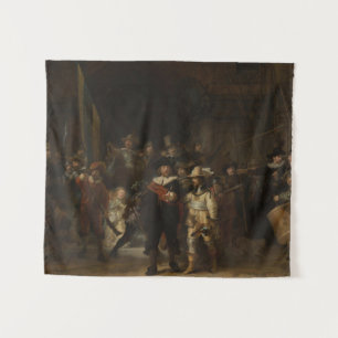 The Night Watch Rembrandt Baroque Masterpiece Tapestry