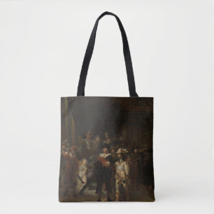 The Night Watch Rembrandt Baroque Masterpiece Tote Bag