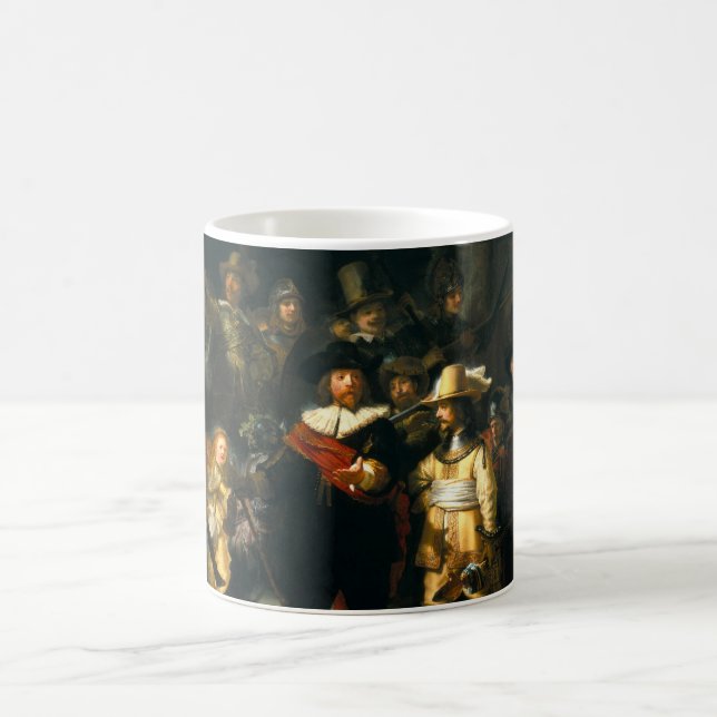 The Night Watch - Rembrandt Coffee Mug (Center)