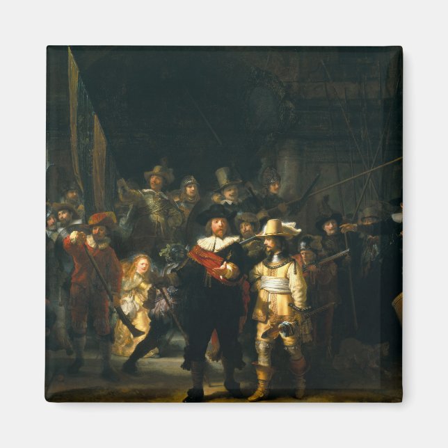 The Night Watch - Rembrandt Magnet (Front)