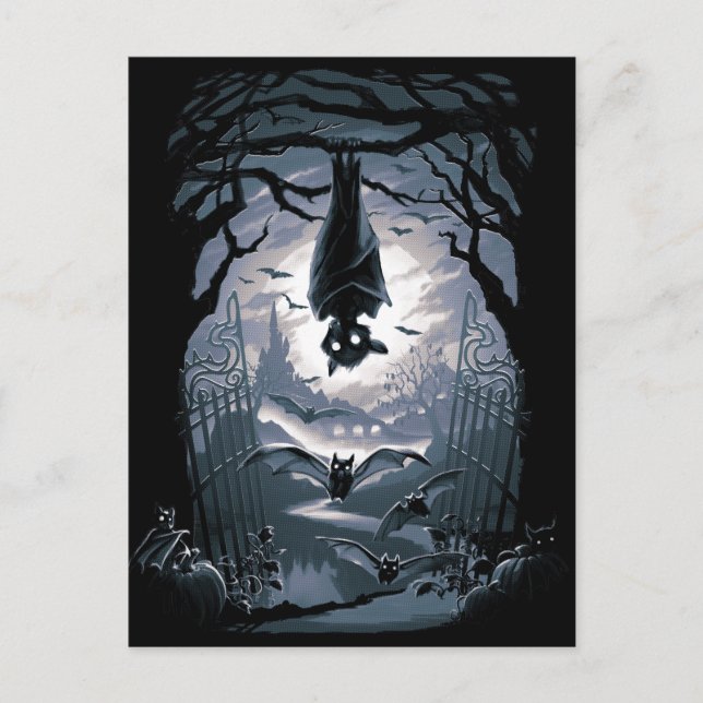 The Night Welcomes You Postcard (Front)