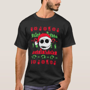 The Nightmare Before Christmas Jack Santa Claus  T-Shirt