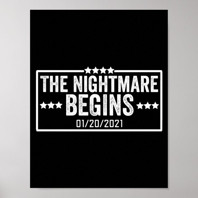 the nightmare begins poster (Front)