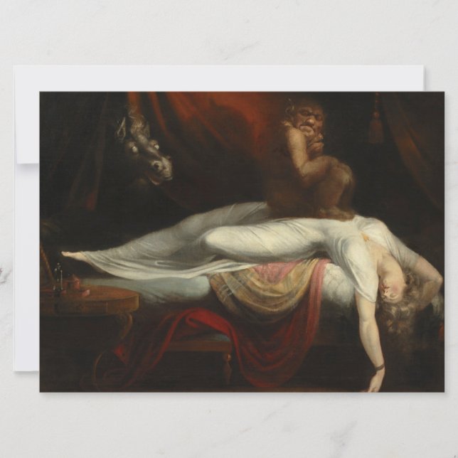 The Nightmare (by Henry Fuseli) Card (Front)
