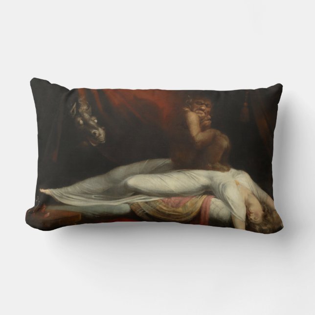 The Nightmare (by Henry Fuseli) Lumbar Cushion (Front)