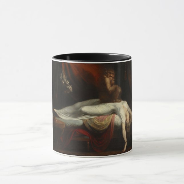 The Nightmare (by Henry Fuseli) Mug (Center)