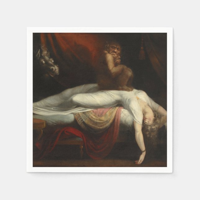The Nightmare (by Henry Fuseli) Napkin (Front)