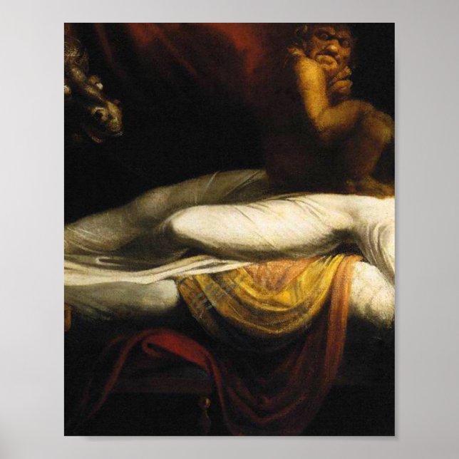 The Nightmare Painting Henry Fuseli Thomas Burke Poster (Front)