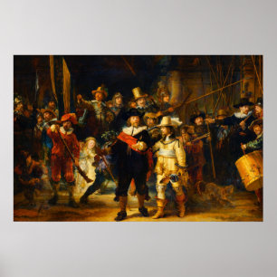 The Nightwatch by Rembrandt Poster